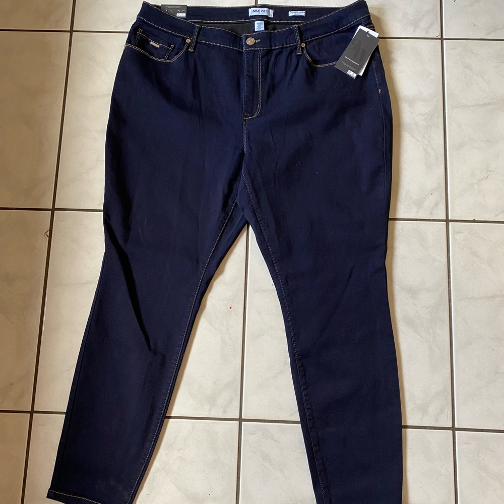 Nine West Women's Navy Skinny Jeans